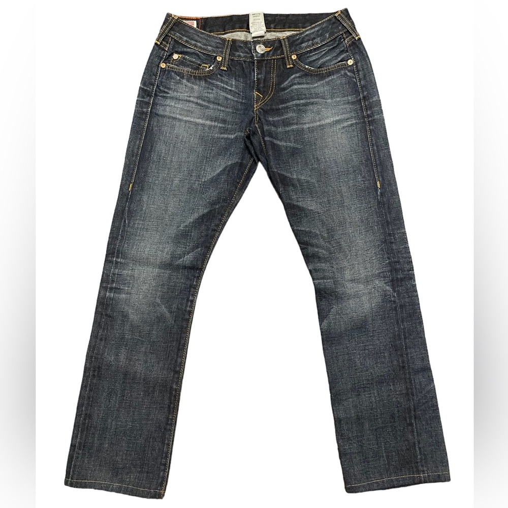 True Religion Christina Dark Wash Denim 100% Cotton ***Rare*** Sz 27